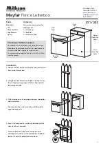 Preview for 1 page of Milkcan Mayfair 231 Installation
