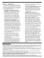 Preview for 3 page of Millenium MRO-35 Operation Manual