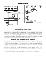 Preview for 2 page of Miller & Kreisel Sound LP-1S Operating Instructions