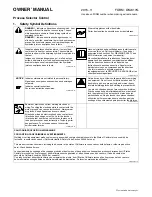 Miller Electric OM-817 Owner'S Manual preview