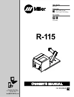 Preview for 1 page of Miller R-115 Owner'S Manual