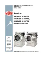 Preview for 1 page of Milnor 36021V5Z Service