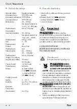 Preview for 52 page of Milomex H14347 Operation And Safety Notes