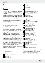 Preview for 62 page of Milomex H14347 Operation And Safety Notes