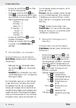 Preview for 78 page of Milomex H14347 Operation And Safety Notes