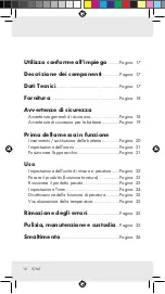 Preview for 16 page of Milomex SilverCrest Z31183 Operation And Safety Notes