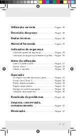 Preview for 27 page of Milomex SilverCrest Z31183 Operation And Safety Notes