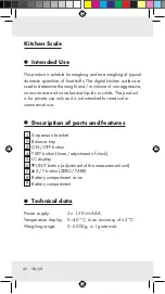 Preview for 40 page of Milomex SilverCrest Z31183 Operation And Safety Notes