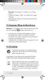 Preview for 60 page of Milomex SilverCrest Z31183 Operation And Safety Notes