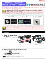 MIMAKI JFX 200-2513 Cleaning Procedure preview