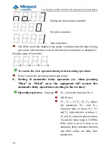 Preview for 36 page of Mingseal DH-300 User Manual