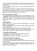 Preview for 7 page of miniland baby warmy travel Manual