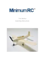 MinimumRC T-34 Mentor Assembly Instructions Manual preview