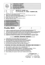 Preview for 107 page of Minipack-Torre Pratika 56 CS Series Installation, Operation And Maintenance Manual