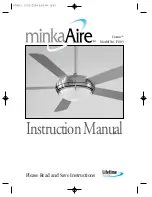 Preview for 1 page of Minka-Aire Como F603 Instruction Manual