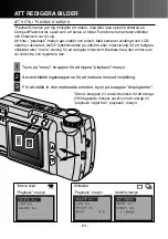 Preview for 64 page of Minolta DiMAGE E201 (Swedish) Bruksanvisning