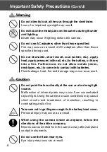 Preview for 8 page of Minolta Dimage G500 Instruction Manual