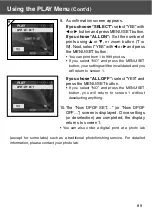 Preview for 89 page of Minolta Dimage G500 Instruction Manual