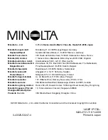 Preview for 28 page of Minolta DIMAGE XT BIZ Quick Manual