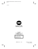 Preview for 112 page of Minolta EP4000 General, Mechanical/Electrical