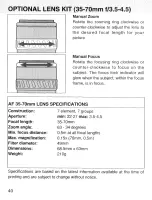 Preview for 15 page of Minolta MAXXUM 300SI - PART 1 Manual