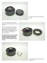 Preview for 3 page of Minolta MD 50mm f1.7 Disassembly