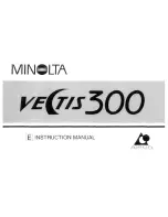 Preview for 1 page of Minolta Vectis 300 Instruction Manual