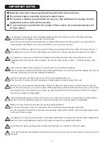 Preview for 2 page of MINOURA moz-roller Instruction Manual