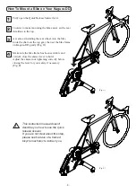 Preview for 8 page of MINOURA SmartTurbo KAGURA LSD9200 Instruction Manual