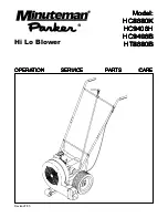 Minuteman HC8880K HC8880KHC9408H Operation Service Parts Care preview