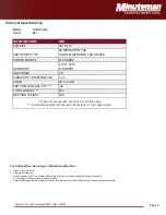 Preview for 3 page of Minuteman Orbit 20 Pro Parts And Instruction Manual