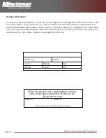 Preview for 6 page of Minuteman Orbit 20 Pro Parts And Instruction Manual