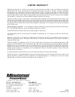 Preview for 23 page of Minuteman PowerBoss 3800 Operation Service Parts Care