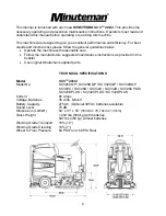 Preview for 2 page of Minuteman SCV 28/32 Operation Service Parts Care