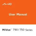 Preview for 1 page of Mio MiVue 750 series User Manual