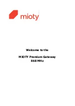 Preview for 1 page of Mioty Premium Gateway User Manual