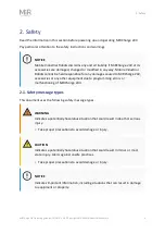 Preview for 6 page of MIR MiRCharge 24V Operating Manual