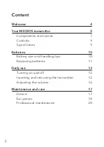 Preview for 2 page of Miracle-Ear MECROS RIC 312 User Manual