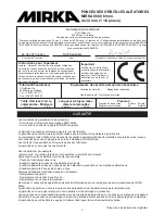 Preview for 12 page of MIRKA 000 RPM Service Instructions Manual