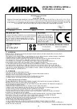 Preview for 65 page of MIRKA OS 343CV Operating Instructions Manual