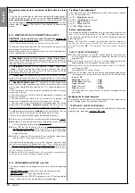 Preview for 19 page of Mirrow Moovo LN4 Series Installation And Use Instructions And Warnings