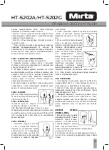 Preview for 12 page of Mirta HT- 5202A Instruction Manual