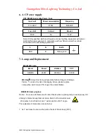 Preview for 8 page of MISS LIGHTING ML-M10 User Manual