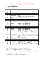 Preview for 6 page of MISS LIGHTING ML-ML27 User Manual