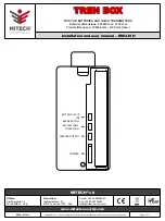 Preview for 2 page of MITECH TREN BOX Installation And User Manual