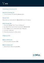 Preview for 6 page of Mitel MiVOICE 6920 Quick Reference Manual