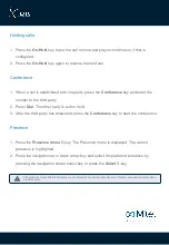 Preview for 8 page of Mitel MiVOICE 6920 Quick Reference Manual