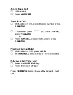 Preview for 2 page of Mitel Superset 7000 User Manual