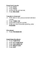 Preview for 3 page of Mitel Superset 7000 User Manual