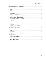 Preview for 3 page of Mitel TA7100 Series Configuration